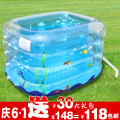 诺澳充气游泳池 加厚双排水超大婴儿游泳池儿童 极速快充全国包邮