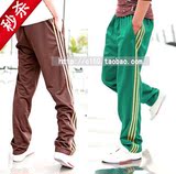 2012秒杀新品/男女加式运动裤,夏装 夏秋装三叶装运动长裤,多色款