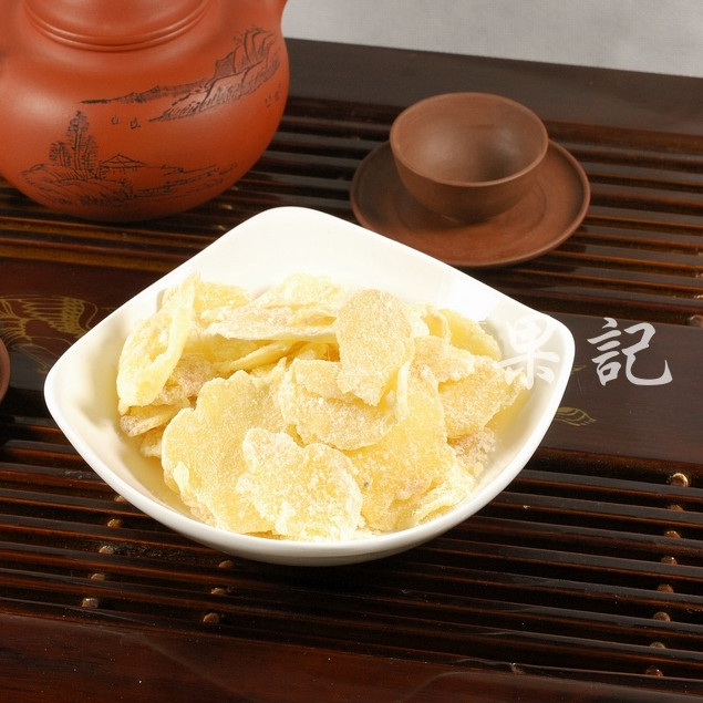 果记天猫年货食品团购年货2012糖姜片生姜片口味正宗200g