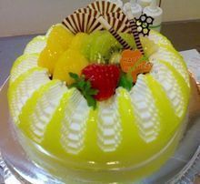  扬州鲜花店 生日蛋糕速递 生日礼物鲜奶水果蛋糕