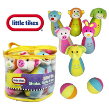 little tikes 保龄球套装 婴儿布玩具 亲子游戏 婴幼儿玩具 0.4