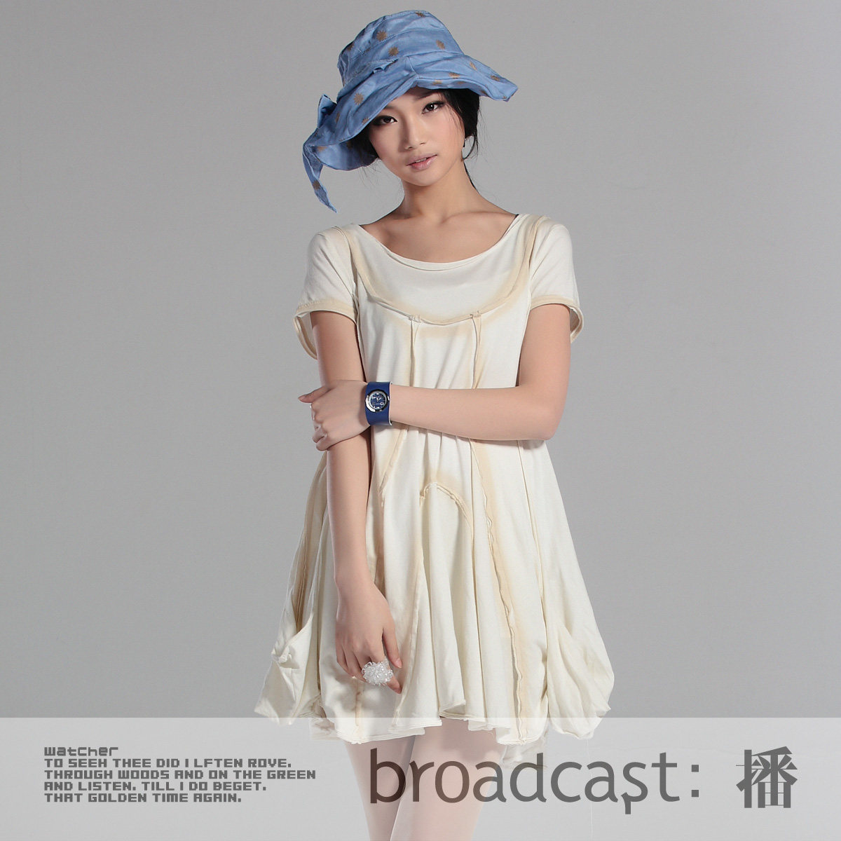 <span class=H>播</span> 无声留声机 2012新款夏 韩版女夏季打底裙子复古大码连衣裙