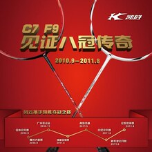 专柜正品 KASON凯胜 风云系列 C7 F9 羽毛球拍 国家队专用拍