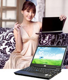 原装HP NC2400 12寸宽屏轻薄酷睿双核二手笔记本电脑 U2500 无线