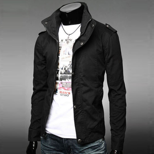  春秋冬装夹克 男 韩版修身男装休闲外套 男士夹克衫 新款潮流