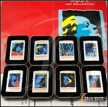 原装正版ZIPPO打火机 Josef Bauer作品-世界城市女郎限量套装 8只
