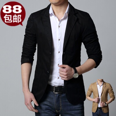 美特斯邦威男装2014春装男士<em>休闲西服外套男</em>