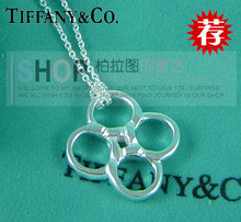 Tiffany Anillo de plata de ley 925 joyas collares de flores, regalo, regalo