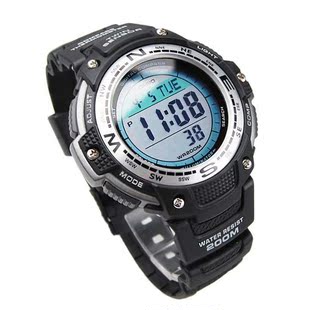  卡西欧运动手表 男士casio户外登山电子表 运动男表 SGW-100-1V