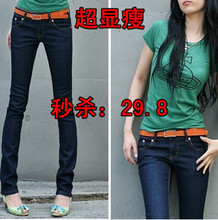 88包邮 910春装新 弹力牛仔裤 小脚裤 铅笔裤 长裤子女裤靴裤380g