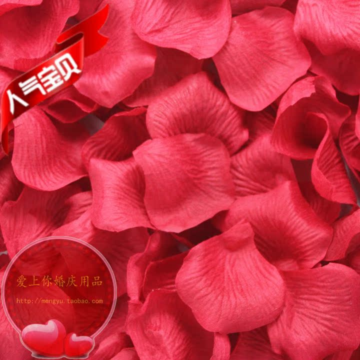 Simulation Rose Petal Wedding celebration wedding Ceremony Supplies Hand Sahua compress Nonwoven Cloth bed Sahua 144 slicein the Festive supplies/Gift , Wedding Themes/Props , Petal/Simulation petals category - from Buy2taobao.com to provide professional Taobao agent buy service