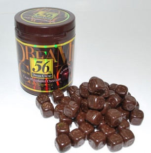  韩国食品超市 韩国乐天56%黑巧克力 乐天巧克力 丝润香滑 6罐包邮