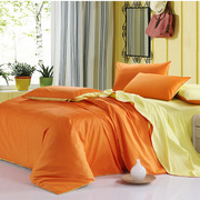 简约纯棉全棉床品纯色，素色双拼床单，床笠被套床上用品四件套三件套