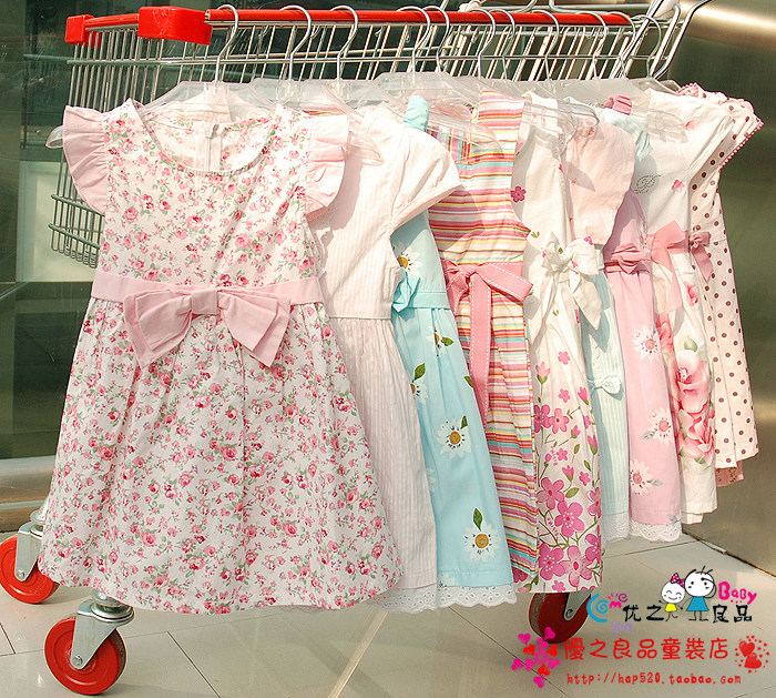 <span class=H>2012</span>夏装<span class=H>新款</span>韩版童装全棉夏季女童连衣裙儿童背心裙碎花公主裙子