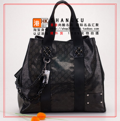 香港尚酷 GG<span class=H>女</span><span class=H>包</span> 经典黑色 <span class=H>单肩</span><span class=H>包</span> 223589 惊爆价！