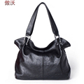 傲沃正品2012新款单肩包OL真皮女包包特价清仓牛皮包大包2015