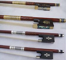 KNONUS卡农巴西木高档小提琴用圆弓、八角弓4/4 3/4 1/2 1/4
