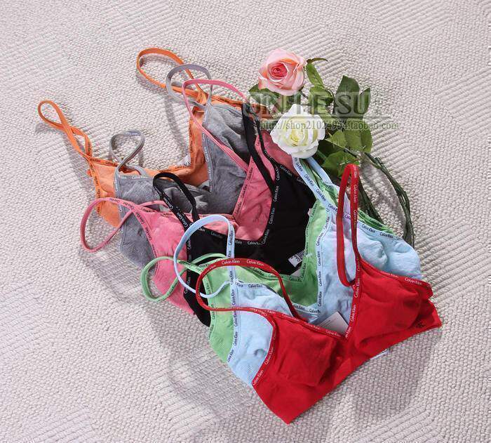 原单正品！Ｃ*Ｋ超舒服的棉质简洁运动内衣，７色入