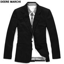 【5151m】DEERE MARCHI高档简约修身单开叉休闲小西装8930黑