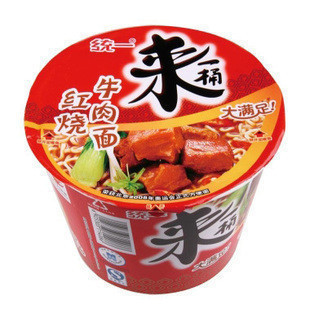  112g统一来一桶红烧牛肉泡面方便面 泡面 速食面(武汉满百包邮)