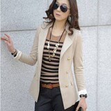 2012新款春装韩版女款白领收腰修身休闲西装西服