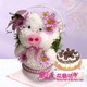 童话花艺坊十二生肖花篮生日专用亥猪