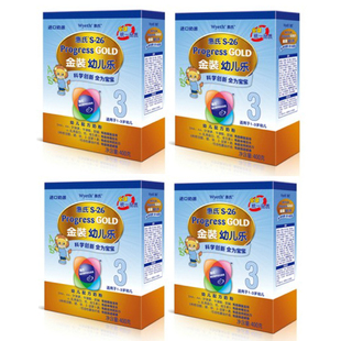  【热卖】 Wyeth/惠氏幼儿乐婴儿奶粉 3段牛奶粉400g*4盒1600g