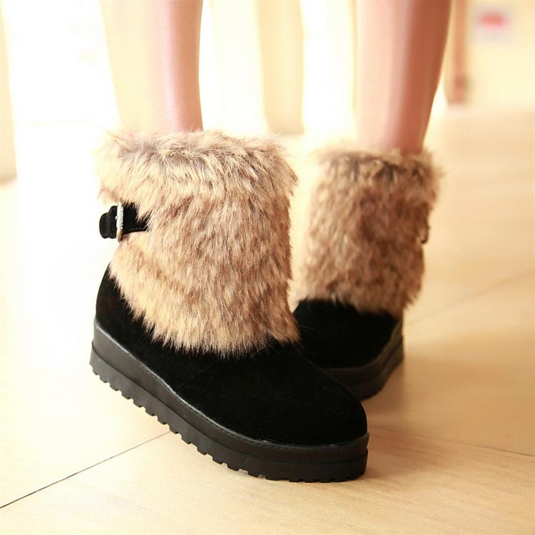 冬款中跟雪地靴保暖...