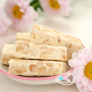  四金冠热荐糖果 超美味台湾纯手工牛轧糖 花生原味牛扎糖年货250g