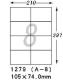 A4不干胶标签一分八规格A4标签纸