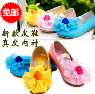  包邮秋款韩版花童鞋小女孩儿童真皮牛皮内衬单鞋礼服鞋公主皮鞋子