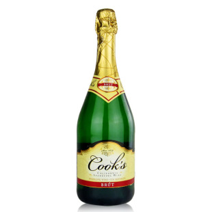  美国加州进口【Cook'S】库克斯干型汽泡葡萄酒750ml 起泡酒12度