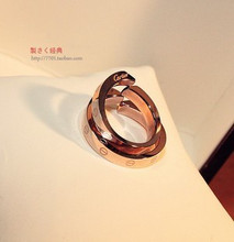 Cartier Cartier AMOR serie oro de 18 quilates con el dedo el anillo de diamantes el anillo con incrustaciones de diamantes anillos significa un amante de la mujer