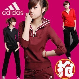 ר��3��Adidas���ϴ�˹������װ Ů���＾������ñ �����˶���װ