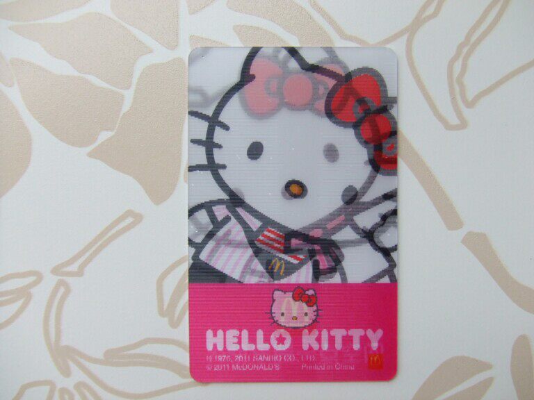 2011年最新麦当劳HELLO KITT麦乐卡粉红色 全套六款 收藏首选