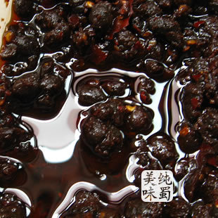  自制私房菜/拌面拌饭酱（独家秘制香豆豉）黑豆豉香辣酱/下饭菜