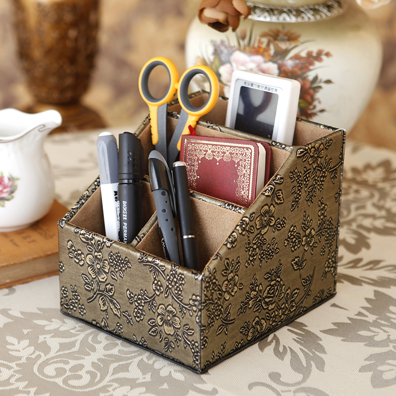 收纳盒办公桌储物盒...