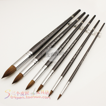 {Genuine security}Monet Round Langhao 6 Round suit Langhao Watercolor Brushin the Electronic Dictionary/Electronic paper book/Stationery , Painting tools/Painted wood/Calligraphy Supplies , Gouache/Watercolor/Canvas special pen category - from Buy2taobao.com to provide professional Taobao agent buy service