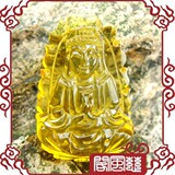 五皇冠慈风阁风水 开光天然波罗的海金珀琥珀观音护佑项坠