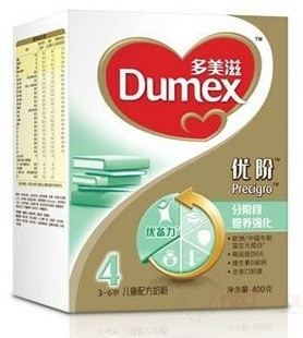  Dumex/多美滋 新包装4段金装优阶400克盒装儿童奶粉 升级版