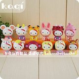 新年特价 卡奇-包邮 礼物玩具【Hello Kitty】12生肖kitty小摆件