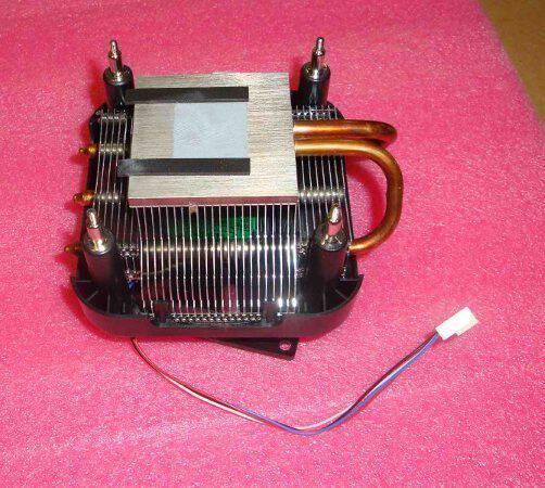 华硕775 CPU热管散热器 ADDA 4针温控风扇 静音 仅售30元