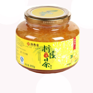  恒寿堂 蜜炼茶 蜜炼柠檬茶 850g/瓶 江浙沪包快递