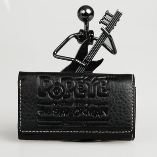  正品奥丽薇OLIVE 复古韩版潮时尚女士软面黑色短夹钥匙包R2460-62