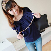 小女人范2012秋装新品韩版女装甜美修身娃娃领针织衫薄毛衣 长袖