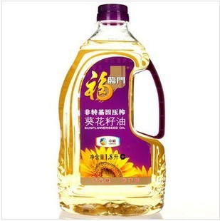  福临门葵籽油1.8L 非转基因压榨葵花籽油 食用油 正品 特价 包邮