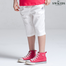 七匹狼swkids 2012夏季新品 女童七分裤 休闲短裤162230401006