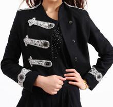 巴尔曼 balmain 拿破仑 军装 外套 <span class=H>毛呢</span>外套 短外套