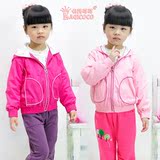 2011秋季新款KAQICOCO品牌女童童装防风韩版双层休闲夹克外套