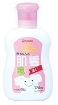 日本原装 Wakodo 和光堂 肌着植物性婴儿柔顺洗衣液 瓶装720ml